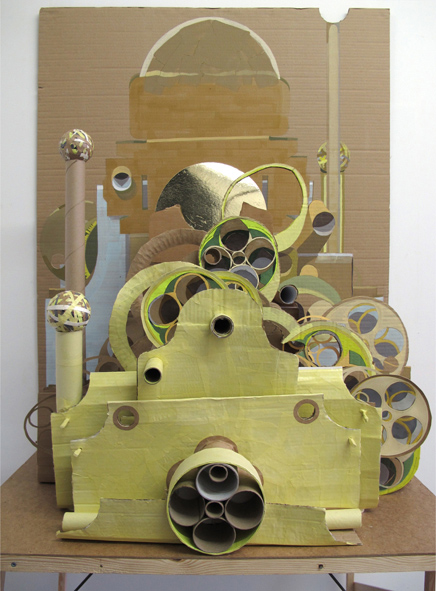 Clare Mitten, Yellow Mantel Mantel Fort, 2011