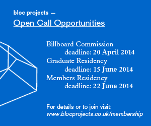 2014 Bloc Projects Graduate Programme