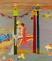 What Is One's Real Life? 2006 72"x60"