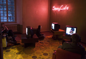 Story Café, videos, Tallinn, Estonia 2007