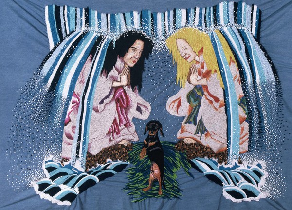 Brujas protectoras, 2006 Bordado a mano