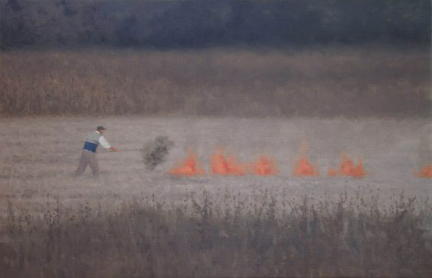 SERBAN SAVU, Untitled, oil on canvas,2007, 27 x 40 cm, Image © Serban Savu, Courtesy Nicodim Gallery, Los Angeles SERBAN SAVU, Untitled, oil on canvas,2007, 27 x 40 cm, <br class=