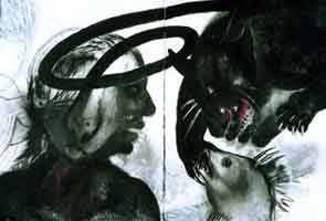 Now You See Me diptych 1996 