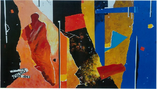 Soulful Navigator 3, 2013<br/>Acrylic on Canvas<br/>60 x 108" (152 x 274 cm)<br/>