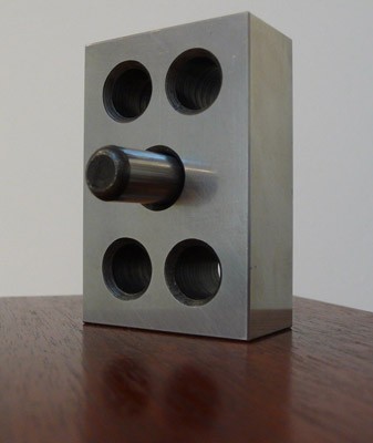 Richard Thatcher, Strike, 2009 <br/>Stainless Steel<br/>3 x 2 x 1 inches (8 x 5 x 2.5 cm)<br/>